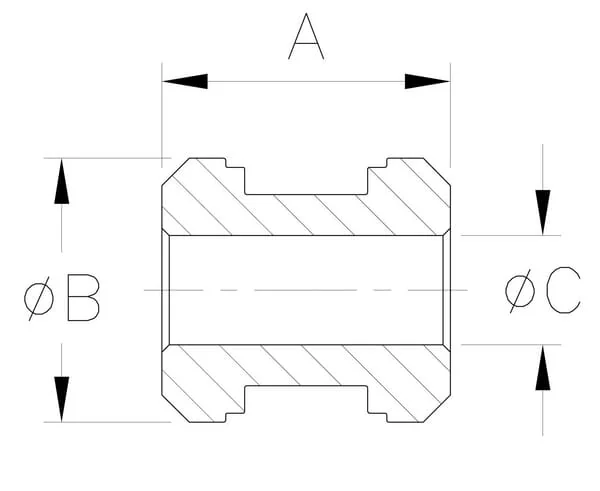 Kramp - DS2903004 - Kolben ohne Dichtungen, Bohrung 30mm