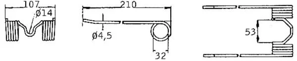 Kramp - E17615N - Aufnahmezinken John Deere