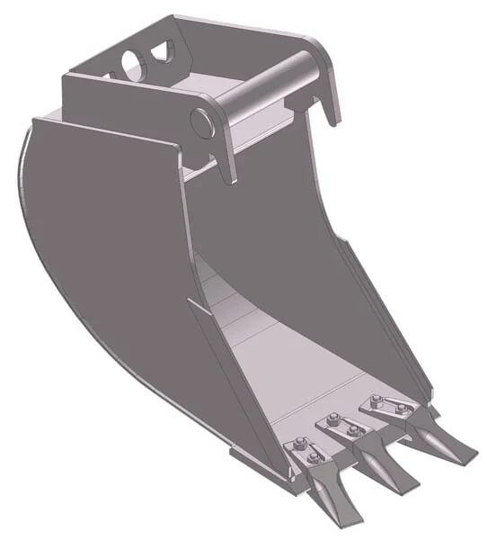 Kramp - EBDTLH01C500KR - Tiefenloeffelschale 500mm Mit Zaehnen