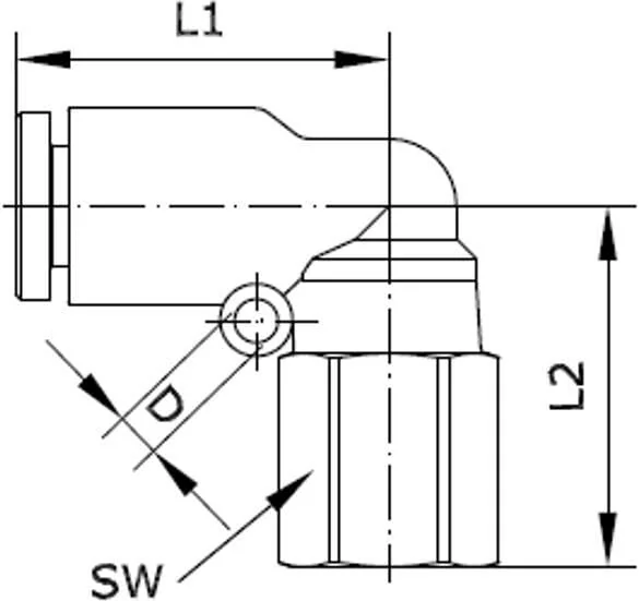 Kramp - ECFS818P - Steckfitting