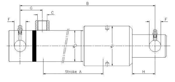 Kramp - EPL30700ST - Zylinder EPL30-700/804