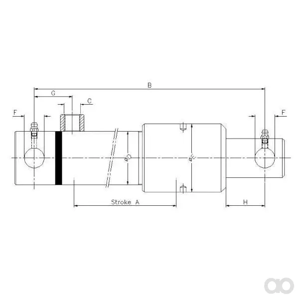 Kramp - EPL40500ST - Zylinder EPL40-500/632