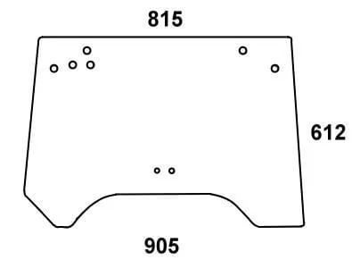 Kramp - ER047753N - Heckfenster