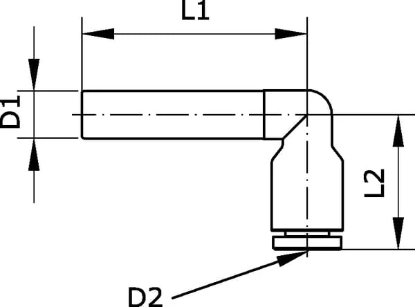 Kramp - ETER8P - L-Steckkupplung 8mm