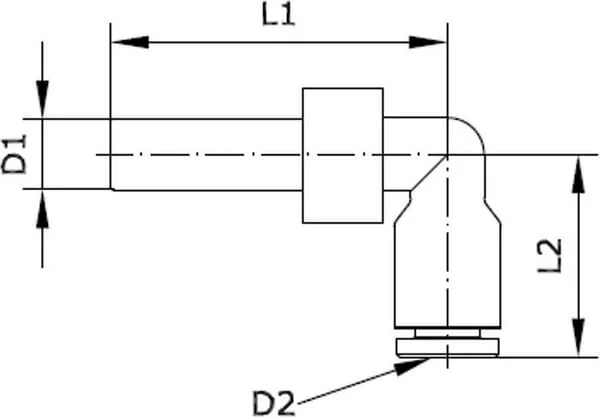 Kramp - ETERM4P - Steckfitting
