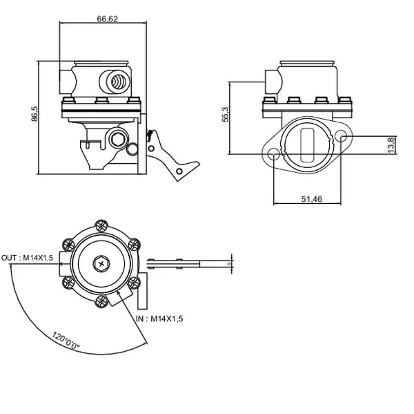Kramp - F312200710041KR - Membranpumpe