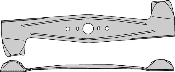 Kramp - FGP007154 - Klinge L 420mm 17" Rundes Loch Diameter 27 Geeignet Fuer Honda