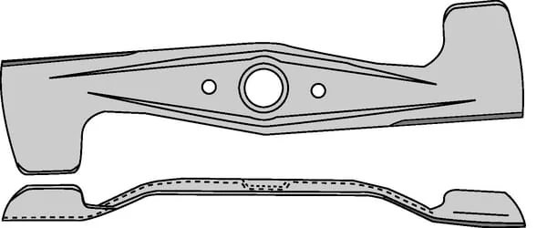 Kramp - FGP007155 - Klinge L 420mm 17" Rundes Loch Diameter 21 Geeignet Fuer Honda