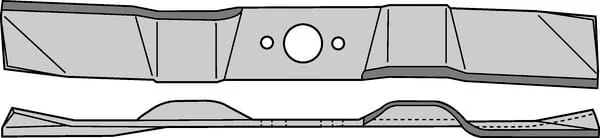 Kramp - FGP010046 - Mulchmesser L 412mm 16" Rundes Loch Diameter 24 Geeignet Fuer Husqvarna