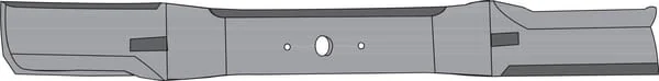 Kramp - FGP013153 - Klinge L: 635mm, Rundes Loch: Diameter 15.8 Geeignet Fuer Walker