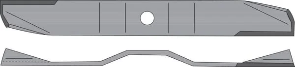 Kramp - FGP406452 - Klinge L: 529mm, rundes Loch: Diameter 20 geeignet fuer Iseki
