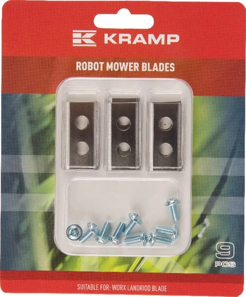 Kramp - FGP470004 - Roboter-Messer fuer Worx 9 Stueck