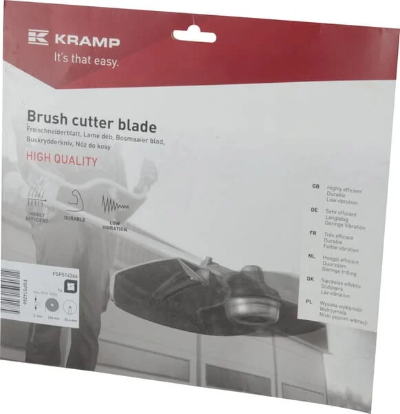 Kramp - FGP514266 - Brushcutter Blade 4T, L:230, Diameter 25.4, 2mm