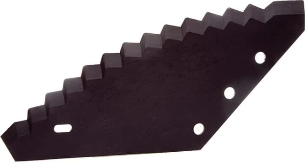 Kramp - FM01134C - Messer Fuer Futtermischwagen, Karbid, 528x274x6 mm, Diameter 19,5 mm