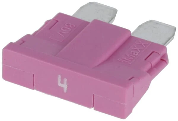 Kramp - FS1804KR - Sicherung Standard-Flachstecker 80V 4A Rosa Packung 10x Kramp