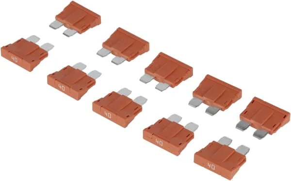 Kramp - FS1840KR - Sicherung Standard-Flachstecker 80V 40A Orange Packung 10x Kramp
