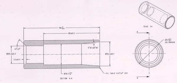Kramp - FT1001 - Konischer Zinkenbuchse