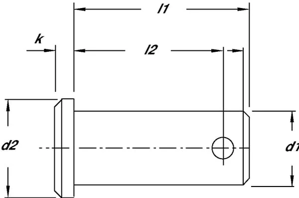Kramp - GAP6 - Gelenkbolzen 6x18mm