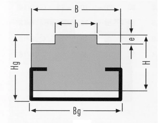 Kramp - GSHP12516 - Kettenfuehrung 1/2" X 5/16"