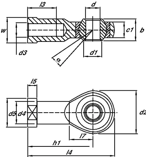 Kramp - GSM10125 - Gabelkopf M10x125