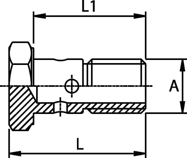 Kramp - HBM8 - Banjo-Schraube 8x1