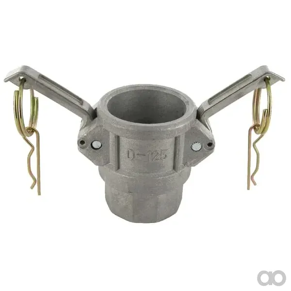 Kramp - HCN100DAL032 - Camlock Typ D 1 1/4 Zoll mit Innengewinde aus Aluminium