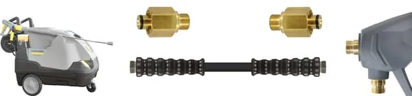 Kramp - HD565683 - Adapter K-Lock TR22 Weibliches Gewinde X 3/8" Maennliches Gewinde, Messing