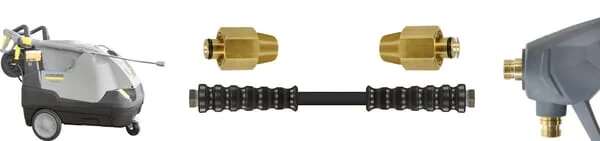 Kramp - HD565684 - Adapter K-Lock TR22 Innengewinde X 3/8" Innengewinde, Messing