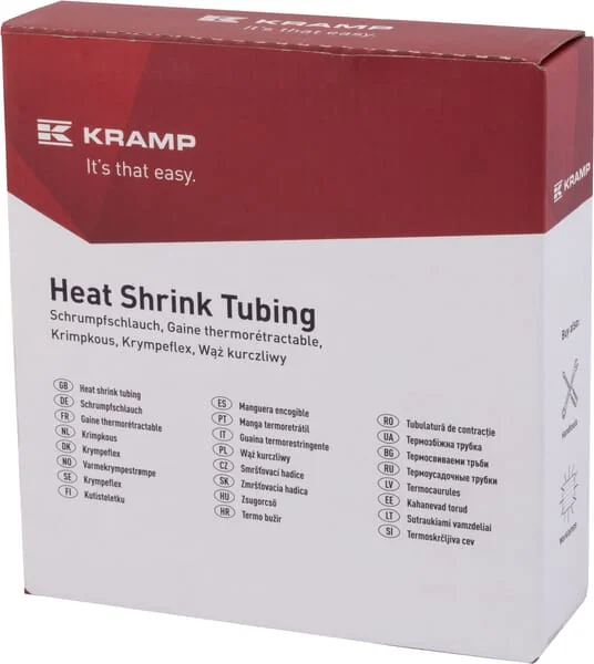 Kramp - HSS2104B - Waermeschrumpfschlauch 3-1,3 mm, 12 m, Einschichtig, Ohne Kleber