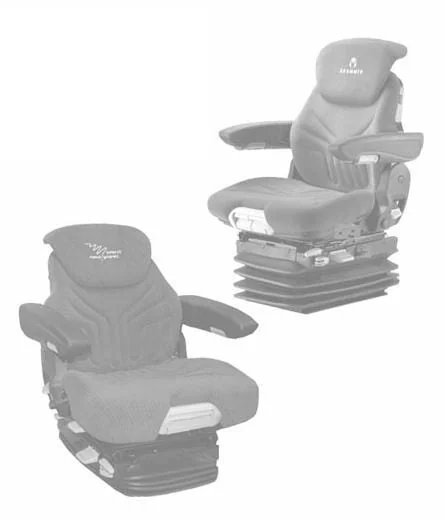 Kramp - I20045KR - Massgeschneiderte Sitzbezuege, Stoff, Schwarz, Entwickelt Fuer Grammer
