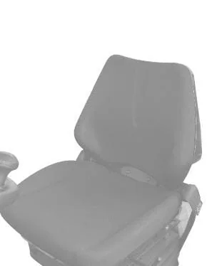 Kramp - I63246KR - Massgeschneiderte Sitzabdeckung, PVC, Schwarz, Fuer SIL