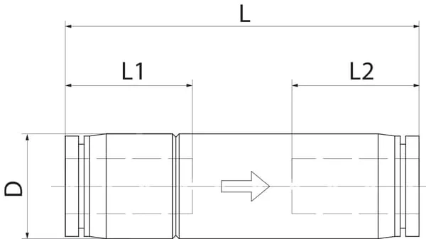 Kramp - ICV10 - Rohr-Rueckschlagventil