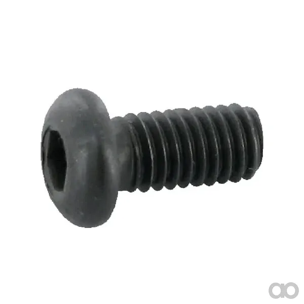 Kramp - ISO7380610109B - Flachrund-Innensechskantschraube M6x10 10.9 Schwarz
