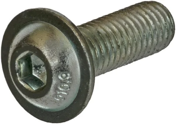 Kramp - ISO7380ULF610109 - Flachrund-Sechskantschraube M6x10 10.9 ZP