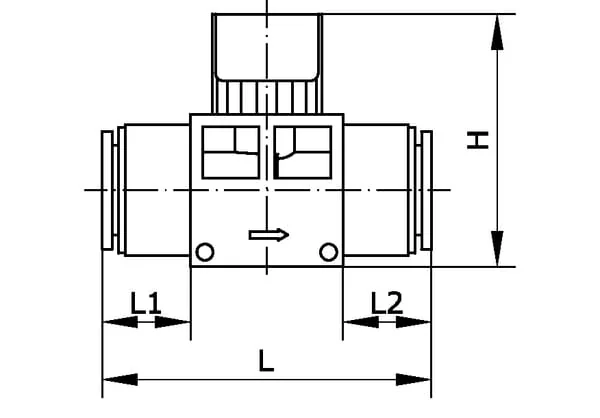 Kramp - ISV12 - Inline-Absperrventil