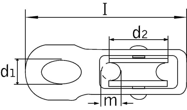 Kramp - K07E - Laufscheibe, Nylon 7mm