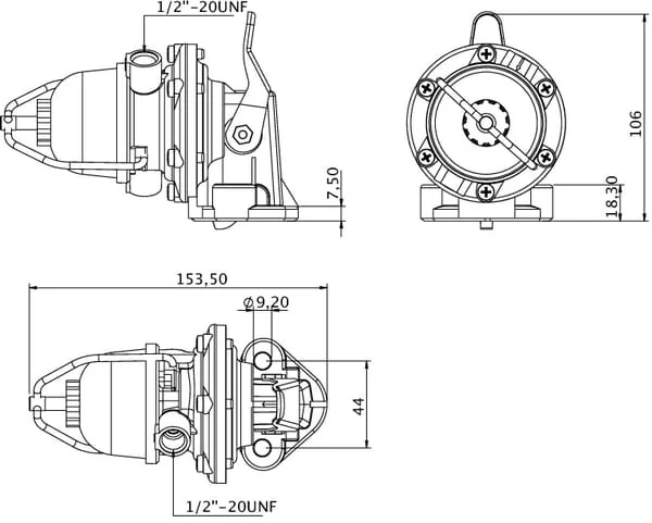 Kramp - K944997KR - Kraftstoffpumpe, geeignet für David Brown