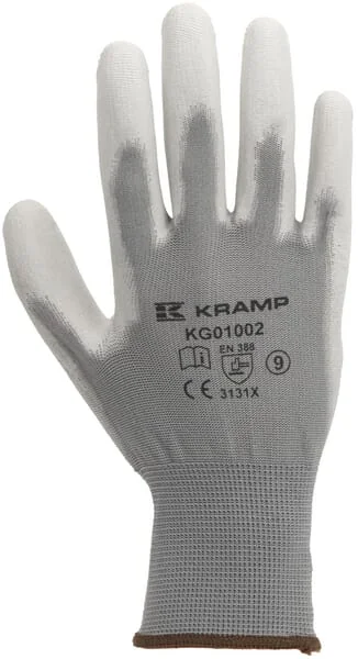 Kramp - KG0100209P012 - Handschuhe Grau Nylon/Polyester Groesse 9/L Protect