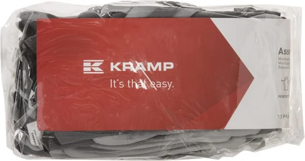 Kramp - KG0100209P120 - Handschuhe Grau Nylon/Polyester Groesse 9/L Protect By Kramp