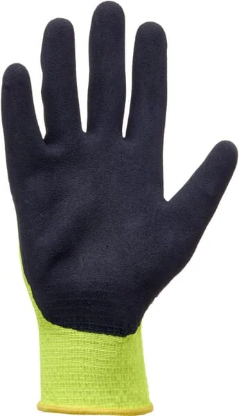 Kramp - KG0101108 - Gelbe Polyester-Arbeitshandschuhe 24 cm Lang, Groesse 8/M Protect by Kramp
