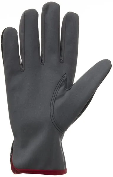 Kramp - KG0101608 - Arbeitshandschuhe Schwarz-Grau aus Mikrofasern/Polyester Groesse 8/M Protect by Kramp