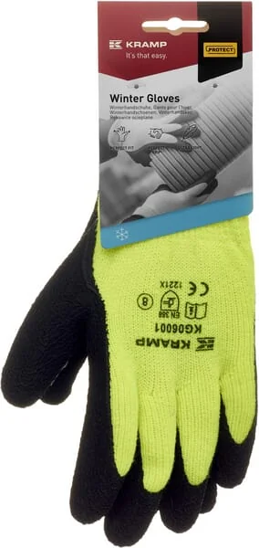 Kramp - KG0600110 - Gelbe Arbeitshandschuhe Aus Nylon 26 cm Lang Größe 10/XL