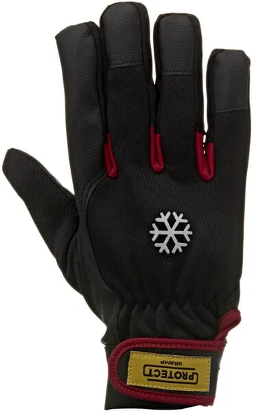 Kramp - KG0600609 - Arbeitshandschuhe Schwarz-Rot Polyurethan/Spandex Größe 9/L
