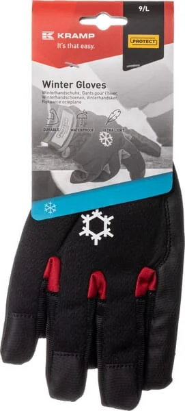 Kramp - KG0600611 - Arbeitshandschuhe Schwarz-Rot Aus Polyurethan/Spandex Größe 11/2XL