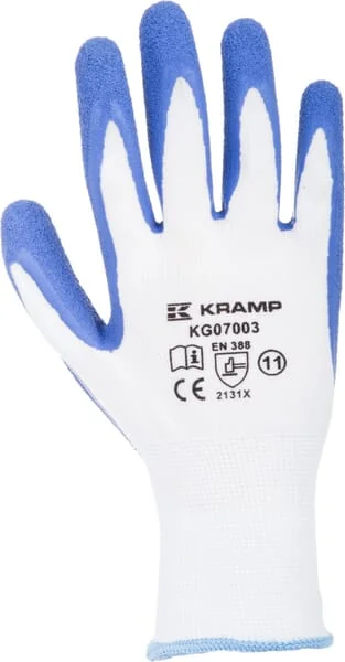 Kramp - KG0700309 - Arbeitshandschuhe Aus Weißem Polyester Größe 9/L