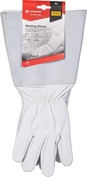 Kramp - KG0700606 - Rote-Schwarze Kunstleder/Spandex-Handschuhe Groesse 6/XS Schutz Gartenarbeit Kramp