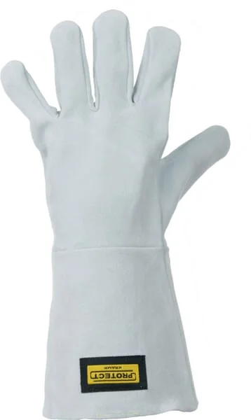 Kramp - KG0800209 - Arbeitshandschuhe Aus Grauem Leder Groesse 9/L Schutz Kramp