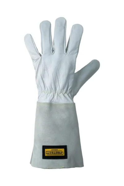 Kramp - KG0800308 - Arbeitshandschuhe Aus Grauem Leder Groesse 8/M Schutz Kramp