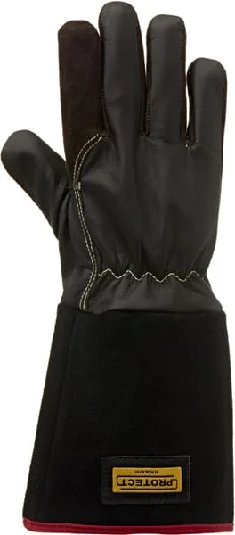 Kramp - KG0800410 - Schweisshandschuhe Schwarz Leder Groesse 10/XL Protect