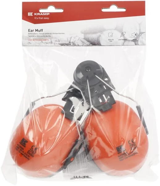 Kramp - KH130006 - Gehoerschuetzer, Helmmoniert, Orange SNR: 25,9 dB